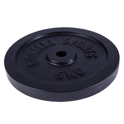 Obciążenie żeliwne 5kg, czarne