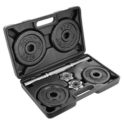 Hantla żeliwna 10 kg walizka Eb Fit