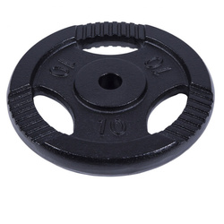 Obciążenie żeliwne typu Gripper 10kg, czarne