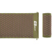 MATA Z PODUSZKĄ DO AKUPRESURY JOGI MASAŻU ZIELONO-BRĄZOWA 67x42x2CM EB FIT