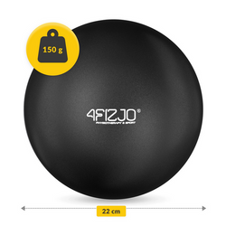 Piłka do pilatesu i rehabilitacji 22 cm czarna 4fizjo