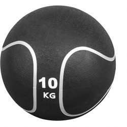 NOR Piłka lekarska, czarny/srebrny 10 kg