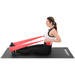 TAŚMA TRENINGOWA DO ĆWICZEŃ PILATES 200x15cm 0,25mm 5-8 kg ŻÓŁTA