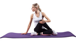 Duża Mata do Jogi Deluxe Fioletowa