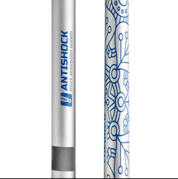 Kije nordic walking 105-135 cm srebrno-niebieskie Spokey MEADOW