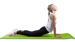 Duża Mata do Jogi Deluxe Limonka