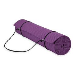 GAIAM ESSENTIALS MATA DO JOGI 6 MM Z PASKIEM FIOLETOWA 63313