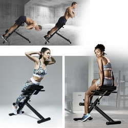 Ławeczka rzymska do treningu grzbietu (czarna)