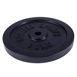 Obciążenie żeliwne 2,5kg, czarne