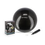 YB01 75cm czarna piłka gimnastyczna hms