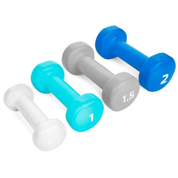 Zestaw hantli winylowych Spokey SHAPE IV 2x 2 kg