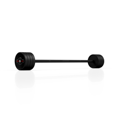 Sztanga gumowana prosta 35 kg czarny mat - Marbo Sport
