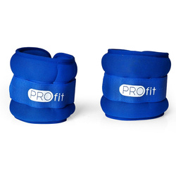 Obciążenia na ręce i nogi Profit Evolution 2x1,5kg niebieskie DK 3310