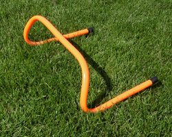 Mini płotek treningowy 15 cm| fluorescencyjny żółty | PVC | – Legend Sport