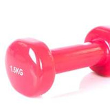 Hantel winylowy Profit 1,5 kg różowy DK 4102