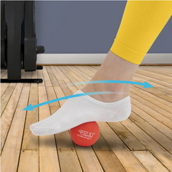 Piłka do masażu Lacrosse Massage Ball czerwona 4fizjo 