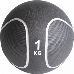 NOR Piłka lekarska, czarny/srebrny 1 kg