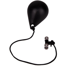 Hula hop z masażerem i obciążeniem czarny