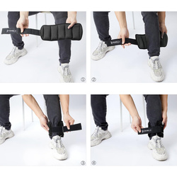 ONK01 OBCIĄŻNIKI NA KOSTKI I NADGARSTKI REGULOWANE 2 x 0.5KG HMS