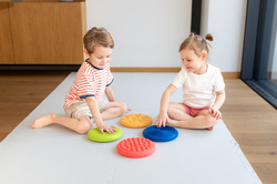 Dyski sensoryczne różne faktury - 4 szt Tullo 20 cm