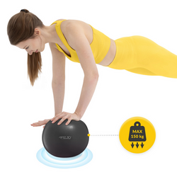 Piłka do pilatesu i rehabilitacji 22 cm czarna 4fizjo