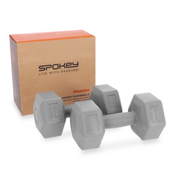 Zestaw hantli sześciokątnych Spokey MONSTER 2x 3 kg