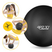 Piłka do pilatesu i rehabilitacji 22 cm czarna 4fizjo